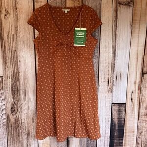 Toad&Co Dress Rosemarie Bandana Print Sustainable Casual Everyday Size XL NWT